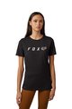 FOX Kolarska koszulka z krótkim rękawem - ABSOLUTE LADY - czarny