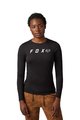 FOX Kolarska koszulka z długim rękawem - ABSOLUTE LADY - czarny