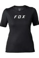 FOX Koszulka kolarska z krótkim rękawem - RANGER MOTH LADY - czarny