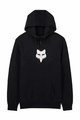 FOX Bluza kolarska - FOX HEAD FLEECE PO - czarny