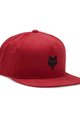 FOX Czapka kolarska - FOX HEAD SNAPBACK - czerwony