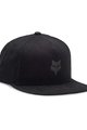 FOX Czapka kolarska - FOX HEAD SNAPBACK - czarny