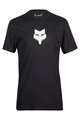 FOX Kolarska koszulka z krótkim rękawem - FOX HEAD PREMIUM - czarny