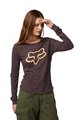 FOX Kolarska koszulka z długim rękawem - BOUNDARY LADY - brązowy