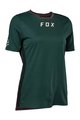 FOX Koszulka kolarska z krótkim rękawem - DEFEND LADY - zielony