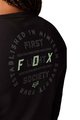 FOX Koszulka kolarska z krótkim rękawem - RANGER 3/4 LADY - czarny
