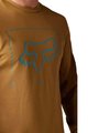 FOX Zimowa koszulka kolarska z długim rękawem - RANGER TRED - brązowy