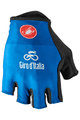 CASTELLI Kolarskie rękawiczki z krótkimi palcami - GIRO D'ITALIA - niebieski
