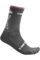 CASTELLI Kolarskie klasyczne skarpetki - GIRO 2019  - szary