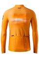 GOBIK Zimowa koszulka kolarska z długim rękawem - HYDER - pomarańczowy