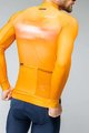 GOBIK Zimowa koszulka kolarska z długim rękawem - HYDER - pomarańczowy