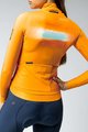 GOBIK Zimowa koszulka kolarska z długim rękawem - HYDER LADY - pomarańczowy