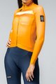 GOBIK Zimowa koszulka kolarska z długim rękawem - HYDER LADY - pomarańczowy
