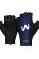 GOBIK Kolarskie rękawiczki z krótkimi palcami - MOVISTAR 2023 RIVAL - niebieski/biały
