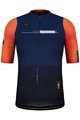 GOBIK Koszulka kolarska z krótkim rękawem - CX PRO 2.0 - pomarańczowy/niebieski