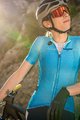 GOBIK Koszulka kolarska z krótkim rękawem - STARK ZIRCON LADY - niebieski/jasnoniebieski