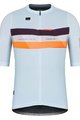 GOBIK Koszulka kolarska z krótkim rękawem - STARK - jasnoniebieski/bordowy/pomarańczowy