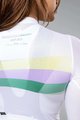GOBIK Koszulka kolarska z krótkim rękawem - ATTITUDE 2.0 LADY - fioletowy/zielony/biały/żółty