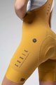 GOBIK Krótkie spodnie kolarskie z szelkami - MATT K9 LADY - żółty