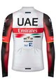 GOBIK Zimowa koszulka kolarska z długim rękawem - UAE 2022 PACER - biały/czerwony