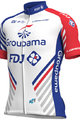 ALÉ Koszulka kolarska z krótkim rękawem - GROUPAMA FDJ 2018 - biały/niebieski/czerwony