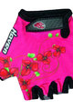 HAVEN Kolarskie rękawiczki z krótkimi palcami - DREAM KIDS - różowy/czarny