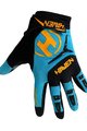 HAVEN Kolarskie rękawiczki z długimi palcami - DEMO LONG - pomarańczowy/niebieski