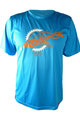 HAVEN Koszulka kolarska z krótkim rękawem - NAVAHO MTB - pomarańczowy/niebieski