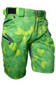 HAVEN Krótkie spodnie kolarskie bez szelek - CUBES NEO - zielony