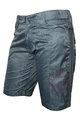 HAVEN Krótkie spodnie kolarskie bez szelek - ICE LOLLY II LADY - różowy/szary