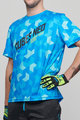 HAVEN Koszulka kolarska z krótkim rękawem - CUBES NEO MTB - niebieski