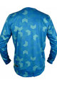 HAVEN Kolarska koszulka i spodnie MTB - CUBES NEO LONG - niebieski/czarny
