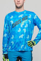 HAVEN Letnia koszulka kolarska z długim rękawem - CUBES NEO LONG MTB - niebieski