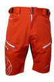 HAVEN Krótkie spodnie kolarskie bez szelek - NAVAHO SLIMFIT - biały/czerwony