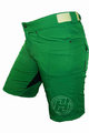 HAVEN Krótkie spodnie kolarskie bez szelek - AMAZON LADY  - beżowy/zielony