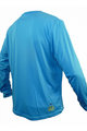 HAVEN Letnia koszulka kolarska z długim rękawem - NAVAHO LONG II - niebieski