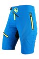 HAVEN Krótkie spodnie kolarskie bez szelek - ENERGY LADY - niebieski/żółty