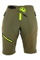 HAVEN Krótkie spodnie kolarskie bez szelek - ENERGY LADY - zielony/żółty
