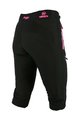HAVEN Krótkie spodnie kolarskie bez szelek - ENERGY THREEQ 3/4 W - różowy/czarny