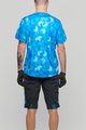 HAVEN Kolarska koszulka i spodnie MTB - CUBES NEO II - niebieski/czarny