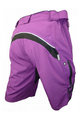 HAVEN Krótkie spodnie kolarskie bez szelek - NAVAHO SLIMFIT - fioletowy