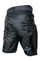HAVEN Krótkie spodnie kolarskie bez szelek - WANDERER II - czarny/szary