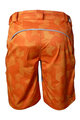 HAVEN Krótkie spodnie kolarskie bez szelek - CUBES NEO - pomarańczowy