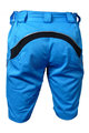 HAVEN Krótkie spodnie kolarskie bez szelek - NAVAHO SLIMFIT - pomarańczowy/niebieski