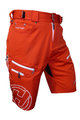 HAVEN Krótkie spodnie kolarskie bez szelek - NAVAHO SLIMFIT - biały/czerwony