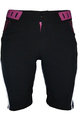 HAVEN Krótkie spodnie kolarskie bez szelek - SINGLETRAIL LADY - różowy/czarny