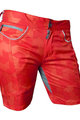 HAVEN Krótkie spodnie kolarskie bez szelek - PEARL NEO LADY - czerwony