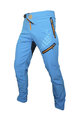 HAVEN Długie spodnie kolarskie bez szelek - ENERGIZER LONG  - pomarańczowy/niebieski