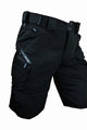 HAVEN Krótkie spodnie kolarskie bez szelek - CUBES BLACKIES - czarny