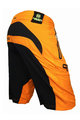 HAVEN Krótkie spodnie kolarskie bez szelek - ENERGIZER - pomarańczowy